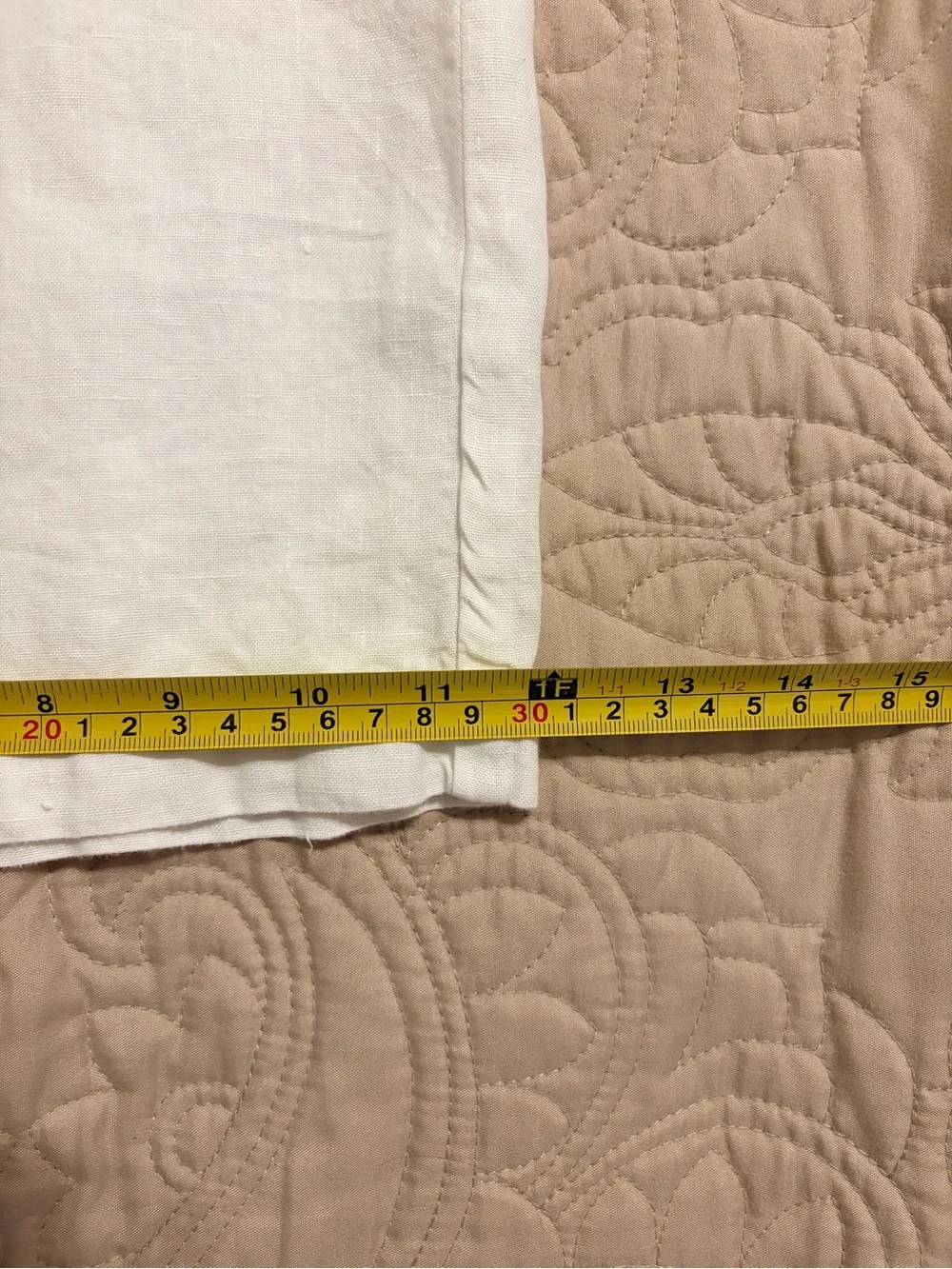 J.Jill Love Linen White Wide Leg Crop Pants Nautical Button L Petite - Picture 10 of 10